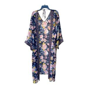 Xhilaration Floral Midi Length Kimono Size XXL